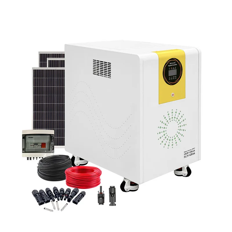 Thiết bị gia dụng MPPT ngoài lưới 12kw Biến tần 32kwh Pin