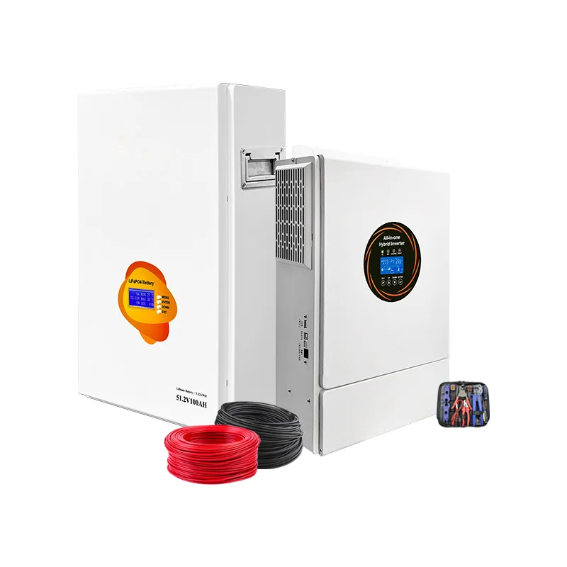 Năng lượng mặt trời 10kw 48v tắt lưới Ess All in One Hybrid 310Ah Pin dự phòng 15kwh